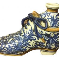 Sicilian Alessi Ceramiche Shoe Candlestick	1