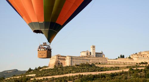 Hot air balloon ride at Assisi, Umbria 1