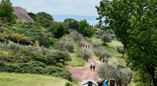 Above Lago di Bolsena