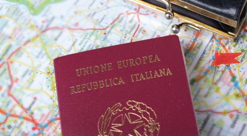The Italian passport is ranked as second in power only to the Singaporean one. Shutterstock via Tolikoff Photography