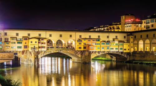 Ponte Vecchio, Florence. Near our Italian language school