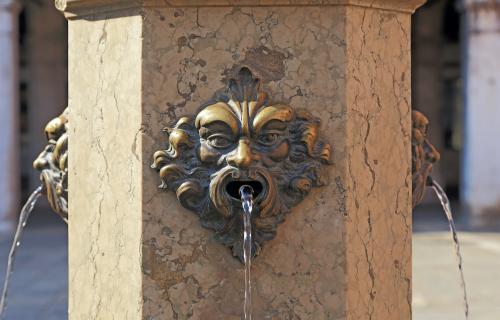 Water fountain in Venice