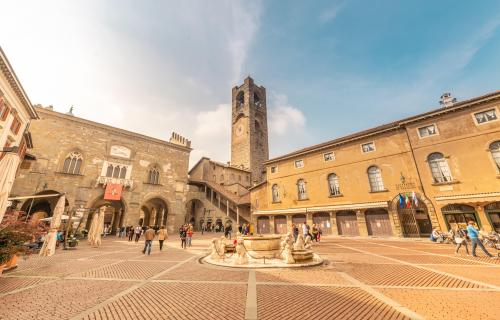 Piazza Vecchia in Bergamo