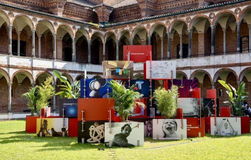 Il Mondo di Ernesto installation by Mario Cucinella at Fuorisalone 2021 / Photo courtesy of MilanoPE via Shutterstock