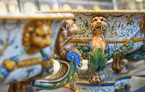Maiolica Room detail