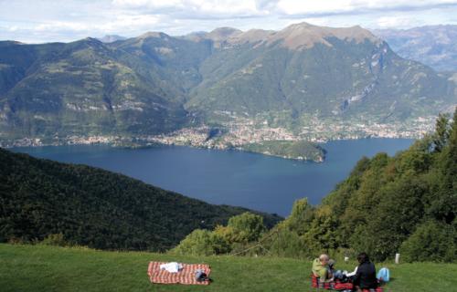 wonderful views en route to Monte San Primo (Lago di Como)