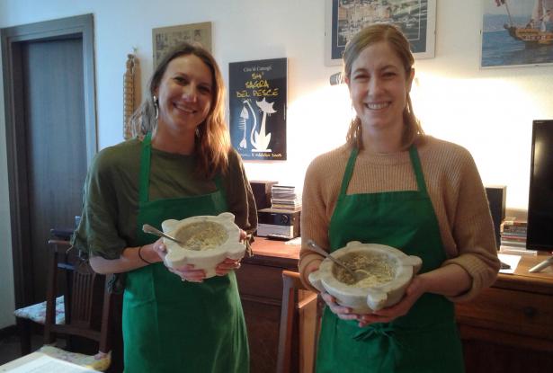 Walnut sauce made in the mortar Walnut sauce made in the mortar