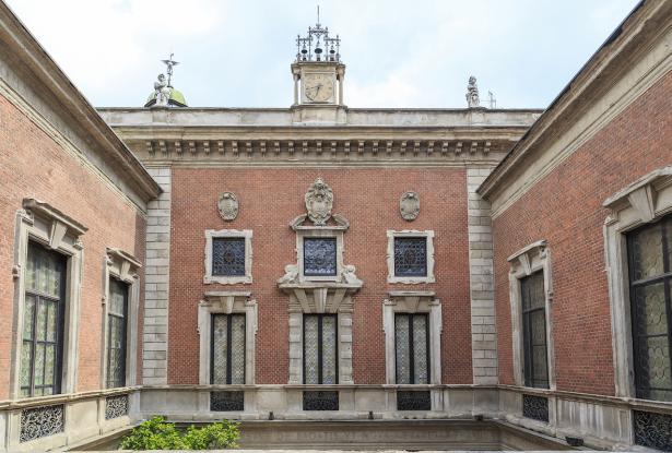 Bagatti Valsecchi Museum Facade of the mansion of Bagatti Valsecchi Museum from the inner courtyard