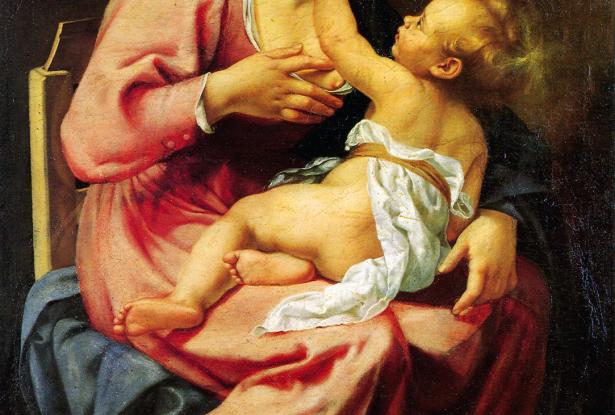 Artemisia Gentileschi, Virgin with the Child Artemisia Gentileschi, Virgin with the Child