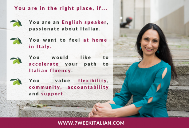 Is 7-week Italian for you? You are in the right place