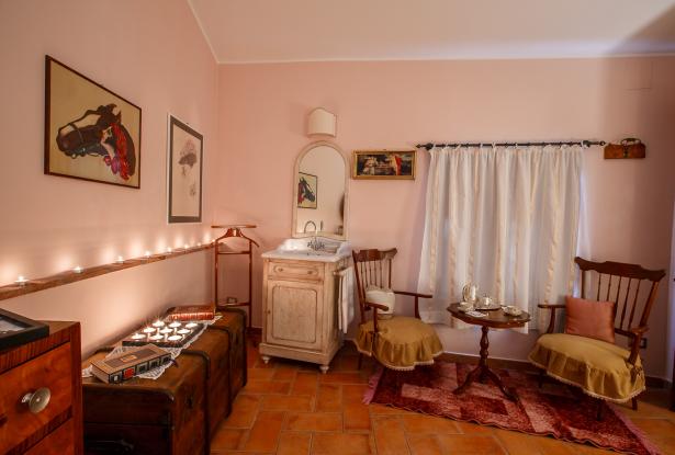 Bonfigli romantic apartment - The junior suite bedroom