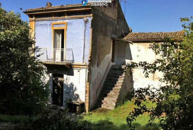 Brick farmhouse with land for sale near Pescara Airport to San Vito Chietino (Ref.22304) 0