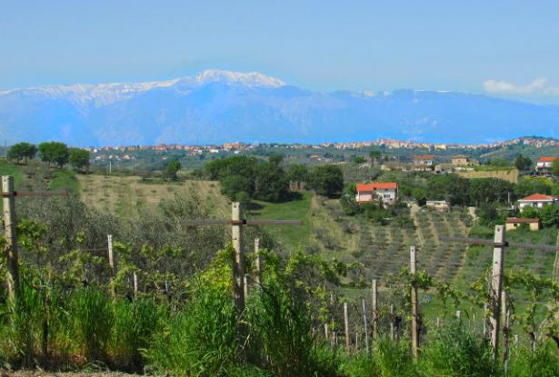 Building land of 1200sqm for a 100sqm Villa with sea and mountain view 3