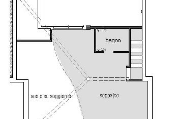 Padua city squares. Stunning top floor apartment, with large terraces and unique views. Ref.58a 18
