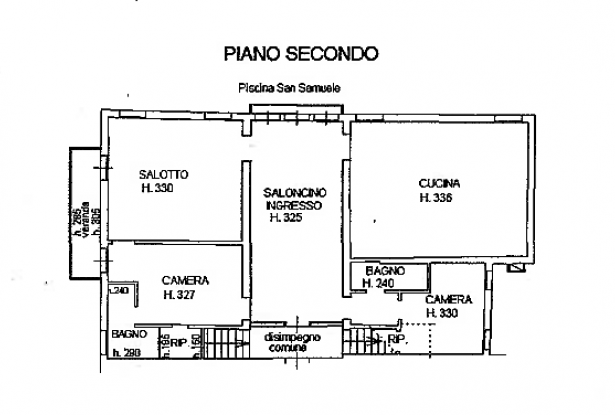Venice - San Samuele - Stunning three bedroom apartment in historic building. Ref. 185c 19