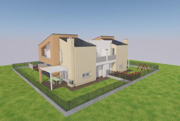 S. Martino, semi-detached house under construction 3