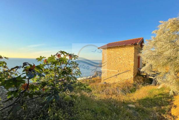 L1131 Rustic with sea view for sale in Bordighera. 1