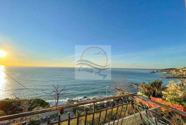 L1131 Rustic with sea view for sale in Bordighera. 5
