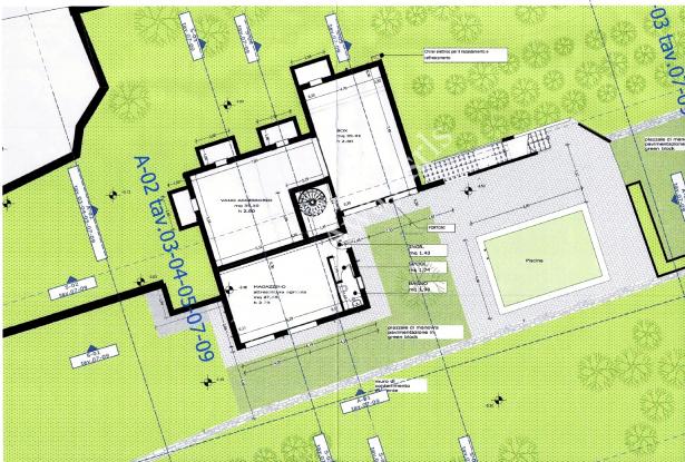 L1196 Plot of land with approved project for sale in Bordighera. 7