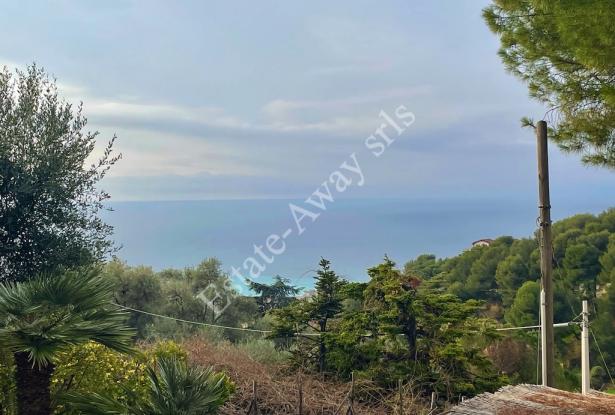 L1203 Villa with garden and sea view for sale in Bordighera 8