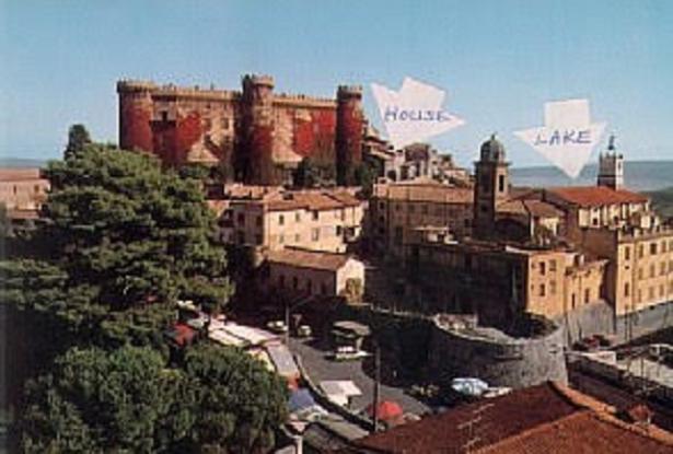 Medieval borgo of Bracciano with lake in the distance Apartment restored in the medieval borgo of Bracciano