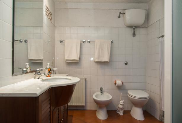 Bathroom 1 Apartment restored in the medieval borgo of Bracciano