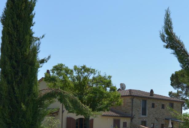 Villa Manciano from the driveway Villa Manciano from the driveway