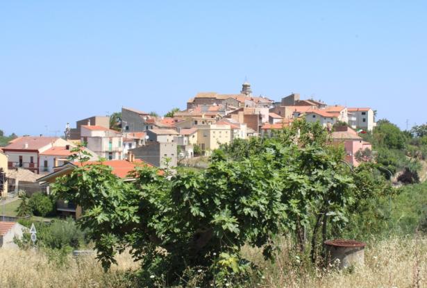 900sqm building plot, flat land, for a Villa of 200sqm with some fruit trees, sea and village views, 200 meters from the center, 8km to the beach  2