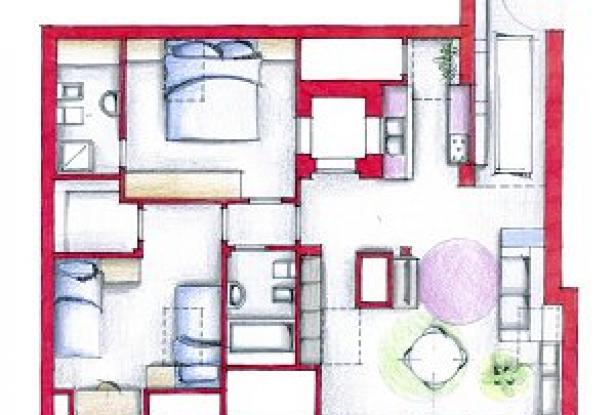 Luxury two-bedroom top floor apartment - ref 04b 5