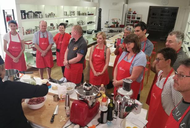 Learning to cook specialities of Piedmont Hiking in Italy