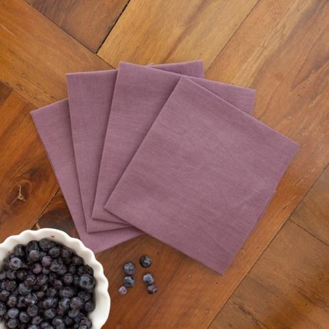 Cocktail napkins _ Linen napkins _ Indigo napkins _ Fabric napkins _ Custom napkins _ Personalised napkins