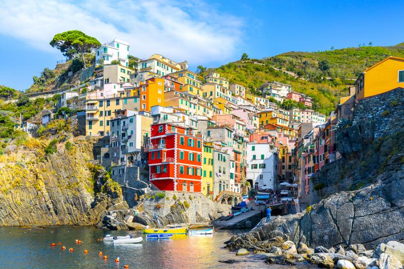 The village of Riomaggiore in Italy's Cinque Terre