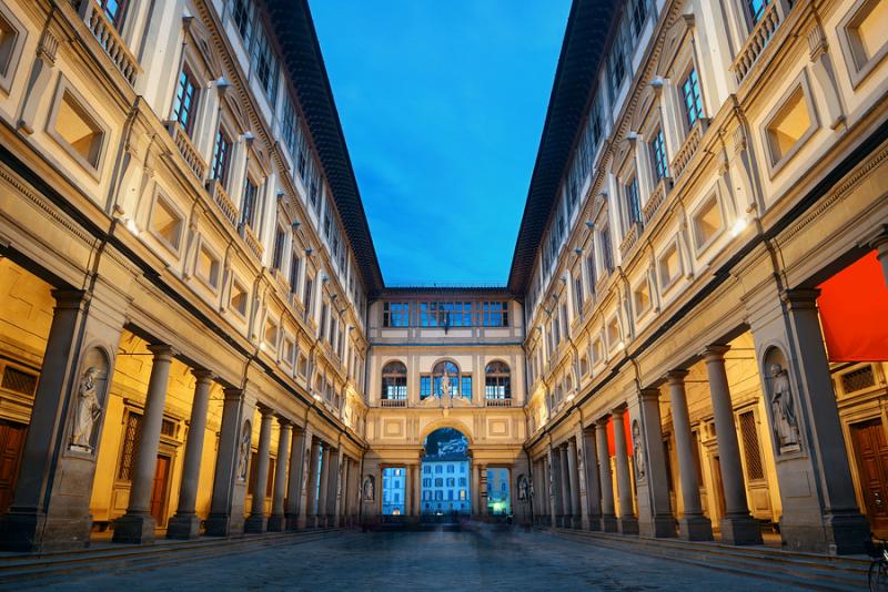 Uffizi gallery 