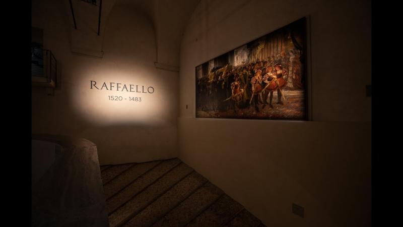A room from Raphael's exhibition at Scuderie del Quirinale in Rome 