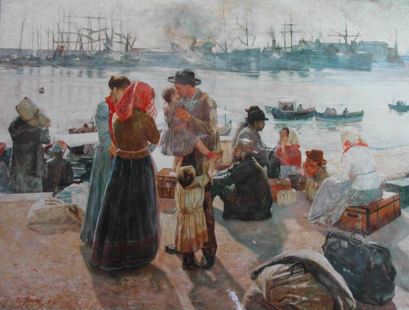 [[File:Raffaello Gambogi - The Immigrants (1894).jpg|Raffaello Gambogi - The Immigrants (1894)]]