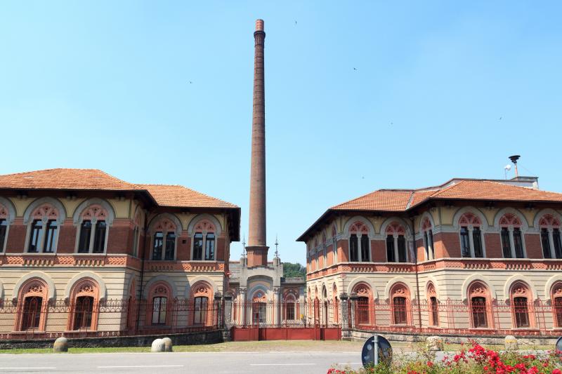 Factory in industrial town near Bergamo