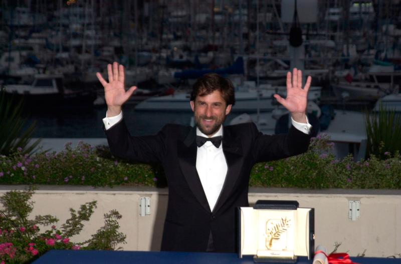 A younger Moretti at Cannes in 2001