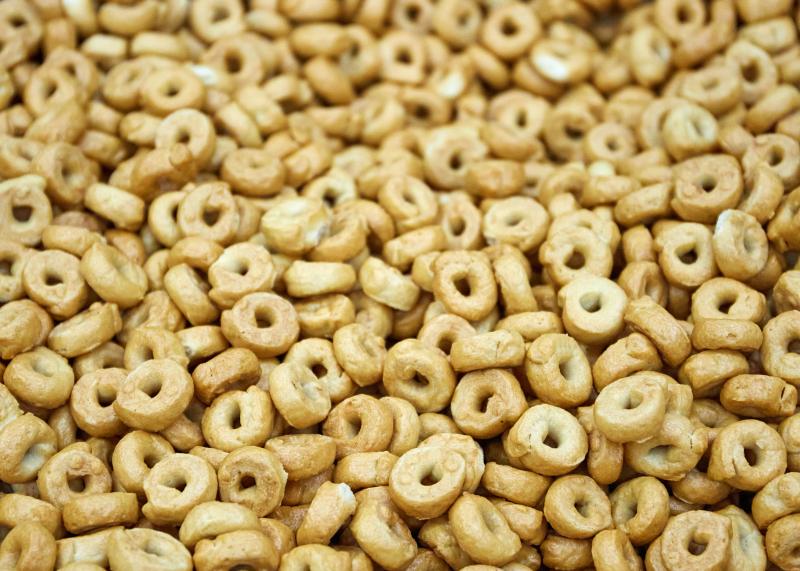Taralli fresh off the production line at Puglia Sapori
