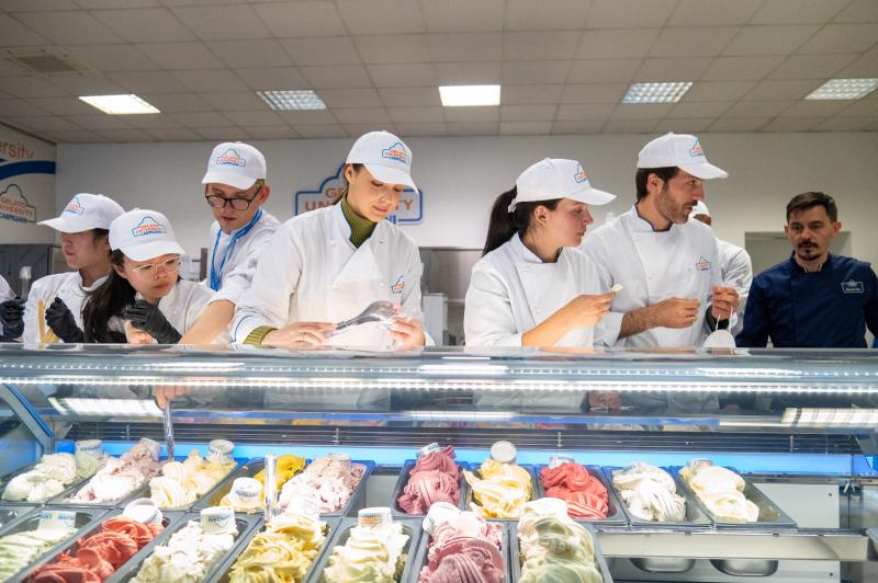 Gelato making course at Gelato University