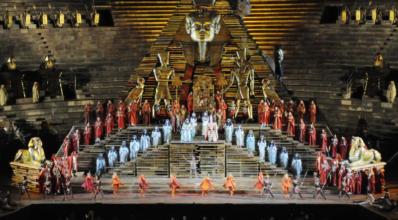 Performance of Aida by Giuseppe Verdi