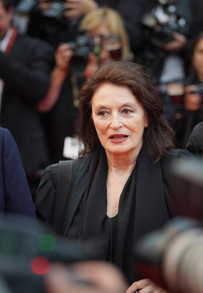 The actress Anouk Aimée 