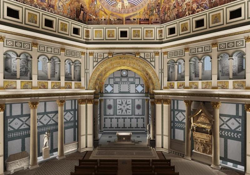 New lighting project at the Baptistery in Florence Baptistery Florence