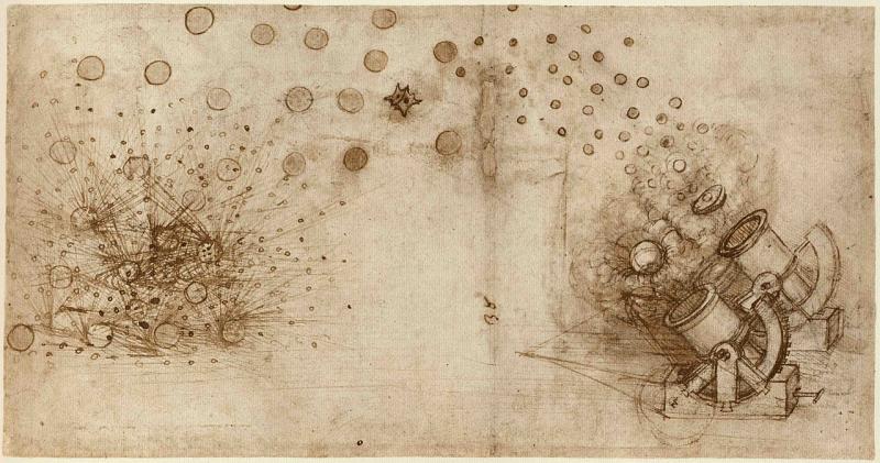 Leonardo's Codex Atlanticus Sketch from Leonardo's Codex Atlanticus