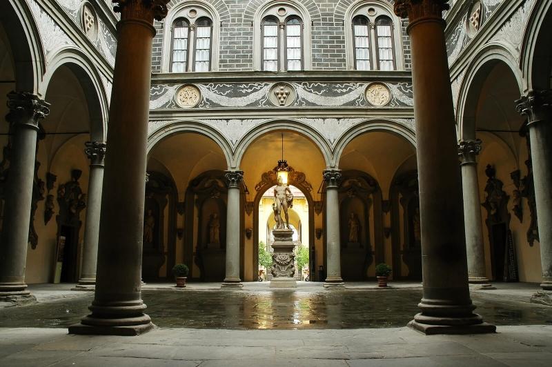 Courtyard of Palazzo Medici Riccardi in Florence what to see in Florence