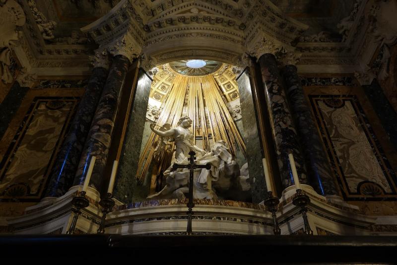Ecstasy of Saint Teresa, Church of Santa Maria della Vittoria Bernini masterpieces in Rome