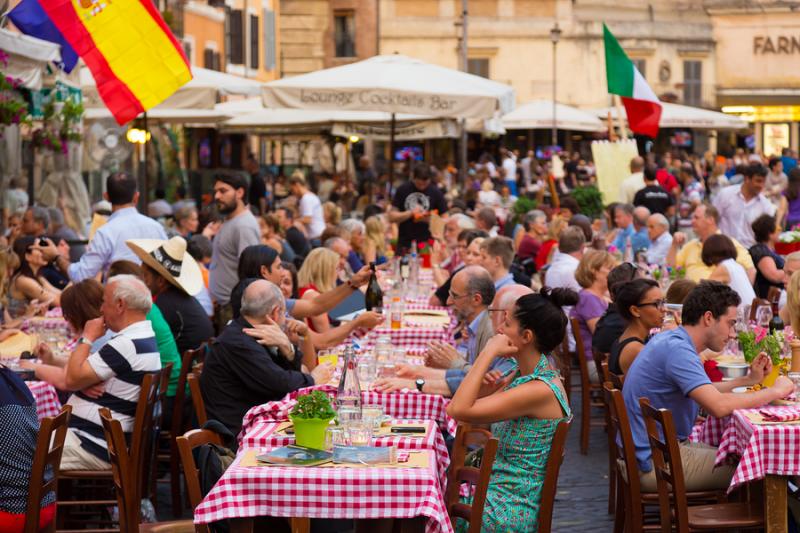 presentation italian food