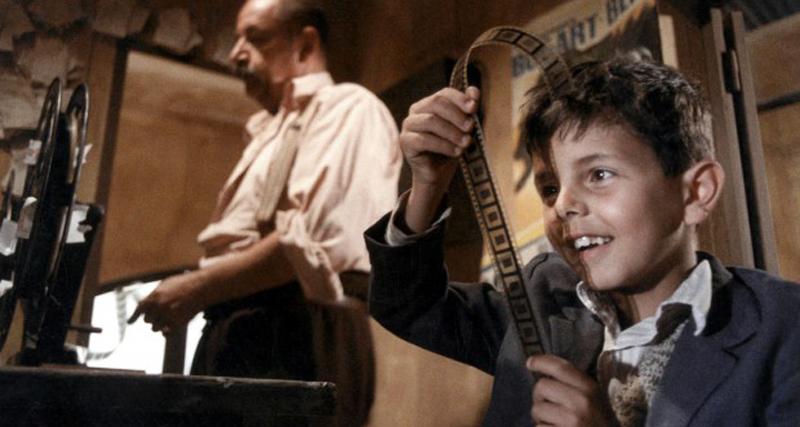  A scene out of Nuova Cinema Paradiso