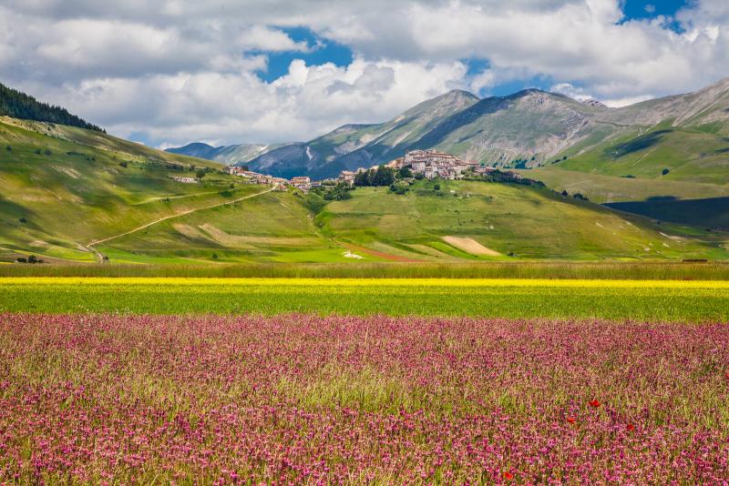 Pian Grande summer landscape