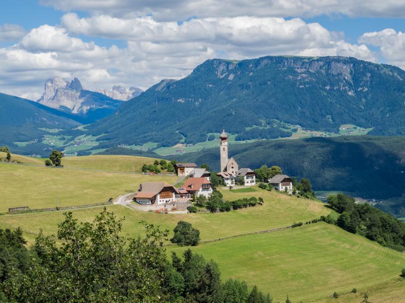 The Renon plateau above Bolzano