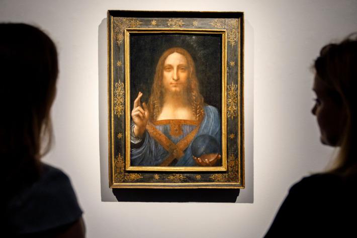 The Salvator Mundi painting by Leonardo da Vinci Leonardo da Vinci paintings